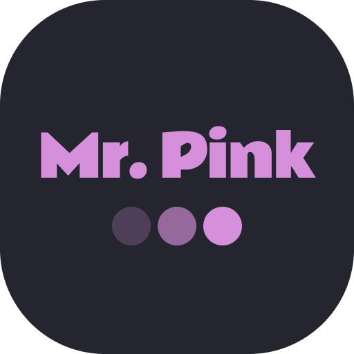 Mr. Pink - Simplified Icon